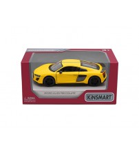 Metāla auto modelis 2020 Audi R8 Coupe 1:36 kastē KT5422W