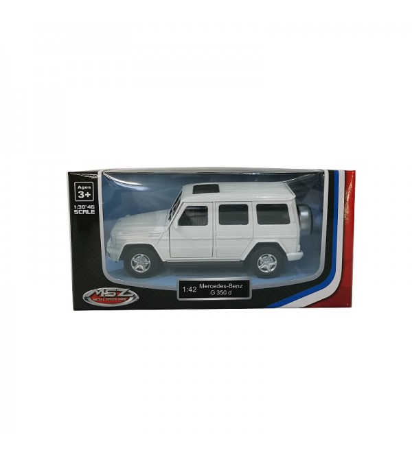 Metāla auto modelis Mercedes-Benz G350d, 1:42 kastē 67356