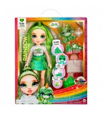 Lelle MGA Rainbow High Classic Doll Jade ar gļotām un mājdzīvnieku 28 cm 120193