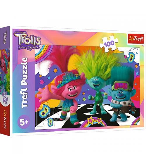 Puzlis TREFL Trolls 3 100 gb. 5+ T16461