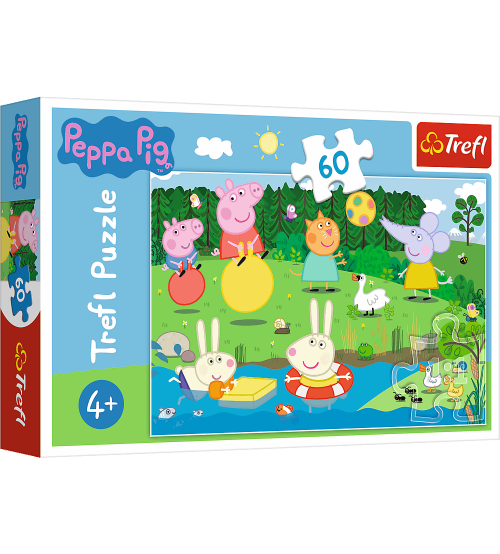 Puzlis TREFL Peppa Pig Holiday fun 60 gb. 4+ T17326