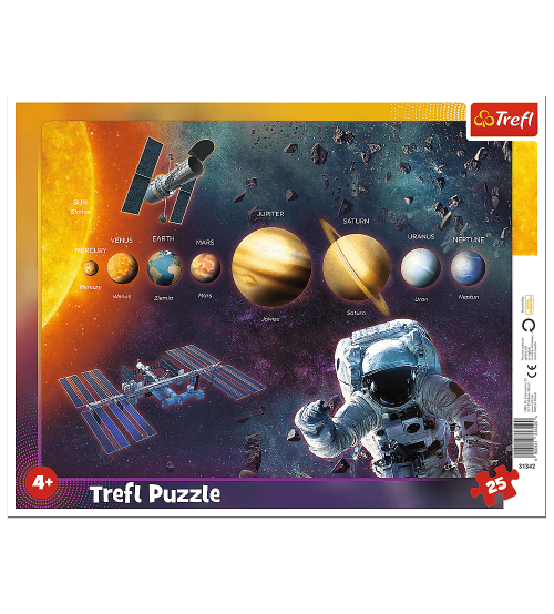 Puzlis TREFL Solar system ar rāmi 25 gb. 3+ T31342