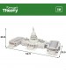 Puzle 3D The Capitol Hill Vašington 126 gb. 3+ CB49660