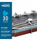 Puzle 3D  Lidmašīnu nesējs USS Nimitz (CVN-68) 67 gb. 3+ CB49663