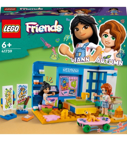 Lego Friends Konstruktors Liannas istaba 204 gb. 6+ 41739